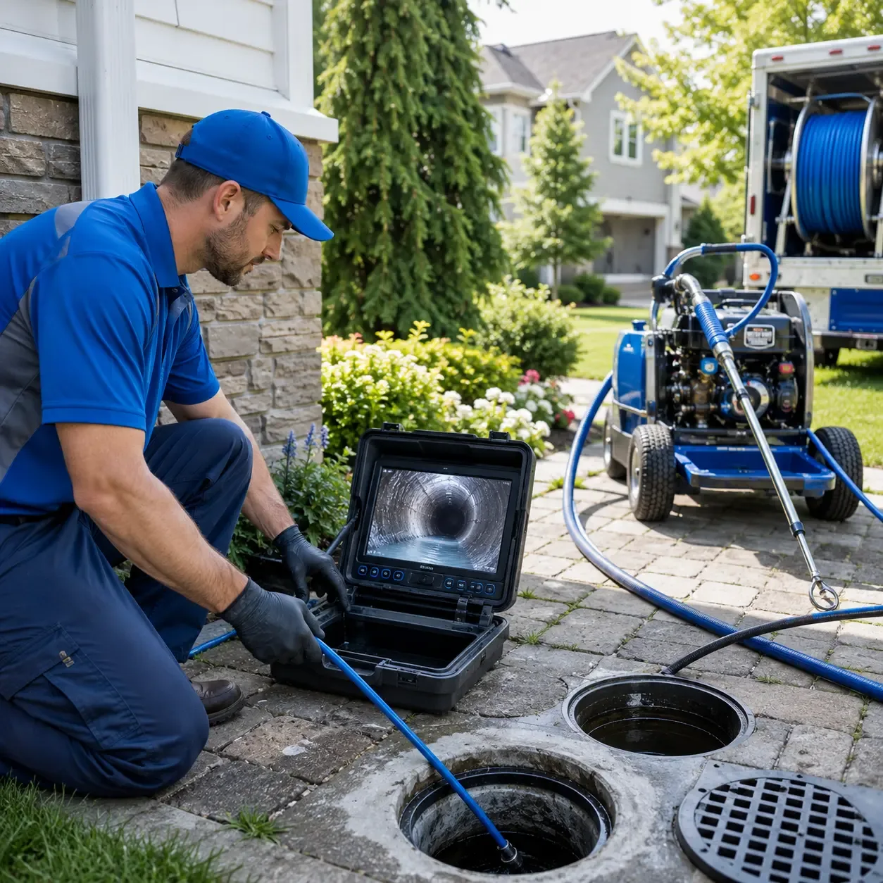 Outdoor drain cleaning professionals serving Breezewood, PA